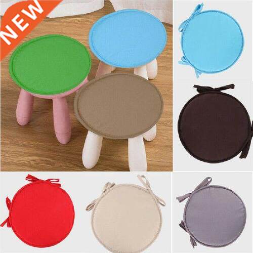 Seat Cushion with Laces Solid Back Cushion Chair Round Seat