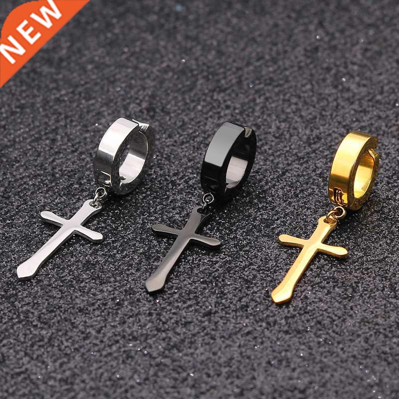 New 1 Pcs Stainless Steel Clip On Non Piercing Earrings For