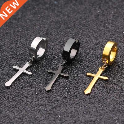 New 1 Pcs Stainless Steel Clip On Non Piercing Earrings For