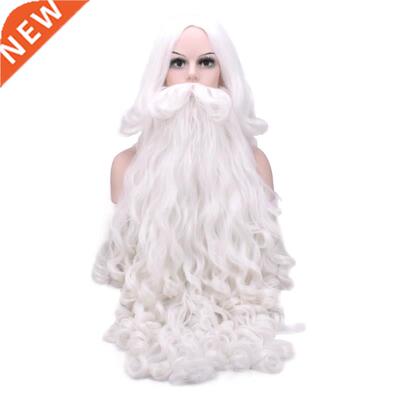 Morematch Christmas Gift Santa Claus Wig and Beard Synthetic