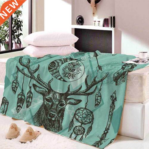 Dreamcatcher Blankets Fleece Autumn Winter Mystical