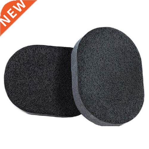 Natural Black Bamboo Charcoal Face Clean Sponge Wood Fiber