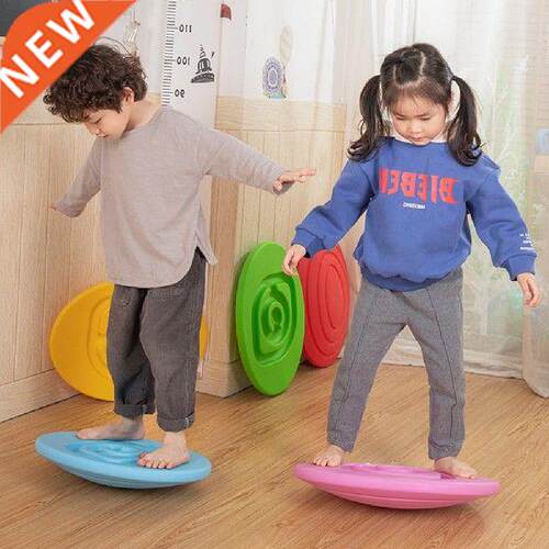 Balance Board Kid PE Rocking Snail Balance Seesaw Board