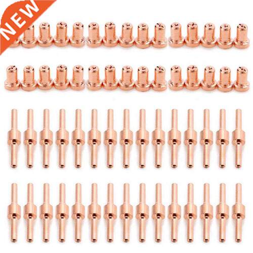 60pcs Red Copper Extended Long Plasma Cutter Tip Electrodes&