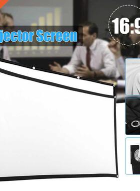 2020 Portable Projector Screen Curtain 100 Inch 16: 9 Soft P
