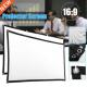 Inch Projector Soft 100 Curtain Screen Portable 2020