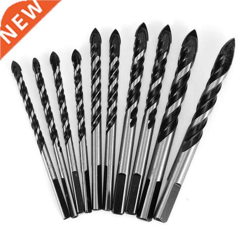 10PCS Triangular Shape Handle Tile Bits Glass Ceramic Concre