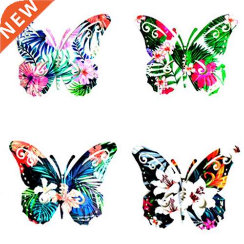 Metal Butterfly Ornaments Wall Art Decor Outdoor Colorful