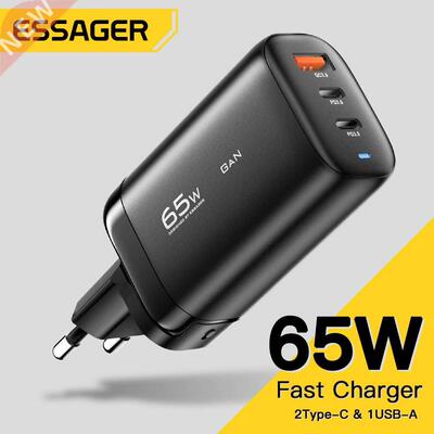 65W GaN USB Type C Charger For Laptop PPS 45W 25W Charg