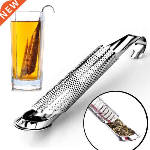 2pcs Pipe Design Touch Feel Tea Infuser Stainless Steel Tea