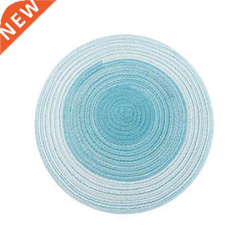 Round Placemats For Dining Table Set Of 6, Braided