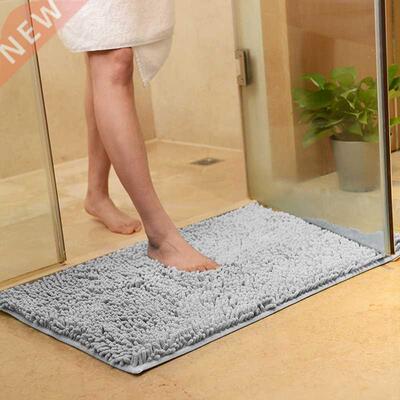 Non-slip Microfiber Shag Bathroom Rugs Bath Mats Shower Rug