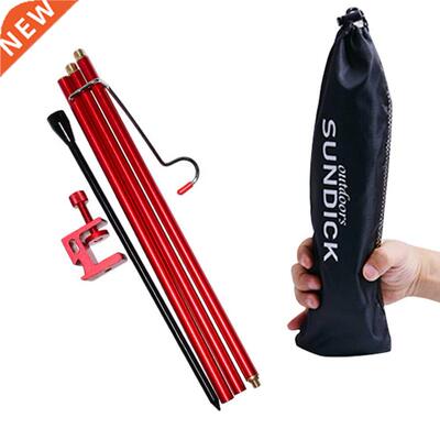 Telescopic Mini Foldable Lamp Holder Rod for Fishing