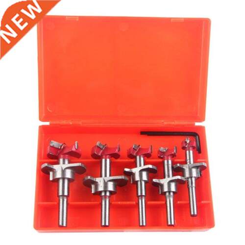 5pcs 15-35mm Professional Forstner Drill Bit Adjustable Wood