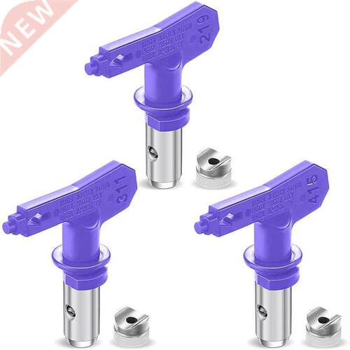 3 Pieces Reversible Spray Tip Airless Paint Sprayer Nozzle A