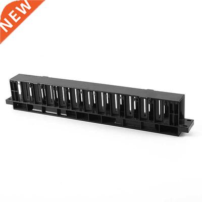 12 Gear Plastic Cable Management Rack 19 Inch 1U Cabinet Cab