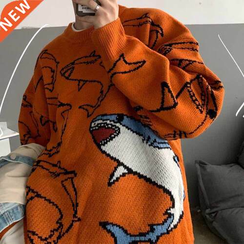 Jumper Sweater Men Women Wnter Warm Pullover Harajuku Anme