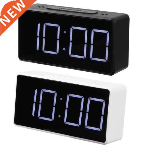 LED Digital Alarm Clock Table Clock USB Port Snooze Electron