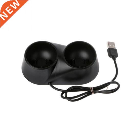 DC 5V Black Game Controller Handle Dock Charger Wireless 2 G
