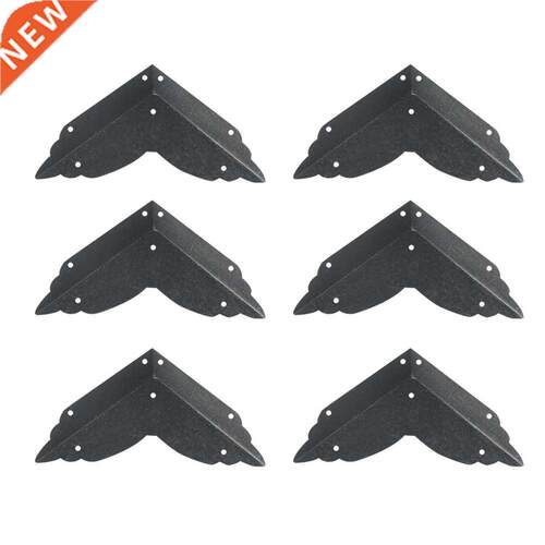 6pcs 70mm Iron Furniture Corner Protector Wrap Corner Desk