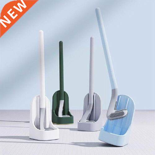 Golf Silicone Toilet Brush Triangle Brush Head No Dead