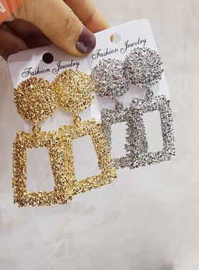 Vintage Geometric Earrings for Women Statement Earring Jewe