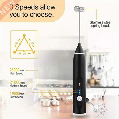 Two Speeds Electric Stainless Steel Handheld Mini Blender