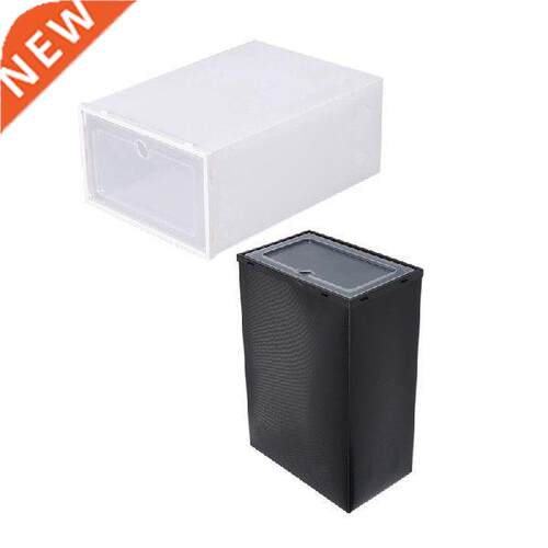 6 Pcs Transparent Shoe Box Flip Design Plastic Storage Case