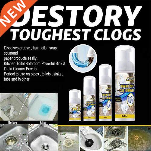 Sink And Drain Cleaner Foam Pipe Dredge Deodorant Quick