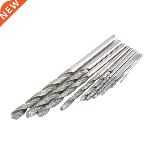 10pcs 0.8-4mm Diamond Drill Bits Twist Drill Bit Hole Drilli