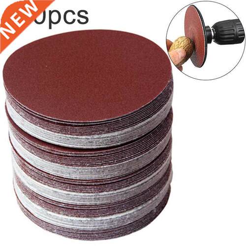 40pcs/Set  Inch 75mm-80mm Sanding Discs Hook Loop Sandpaper