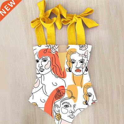 One Pece Swmsut 2021 New Cute Swmwear Women Bow Swmwear