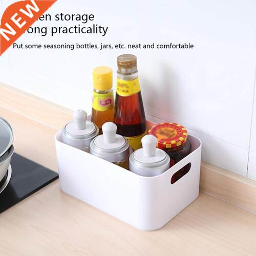 Kitchen Plastic Storage Bins, Small Pantry Organizer Bins fo