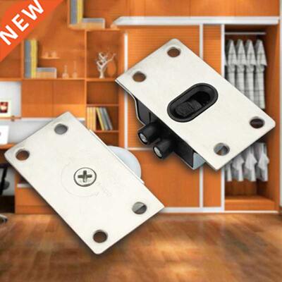 1 Set Door Rollers 1.92mm Stainless Steel Sliding Door Wheel