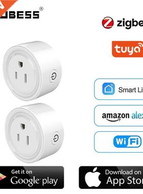 Wireless Zigbee Smart Plug US 10A Adaptor Remote Voice