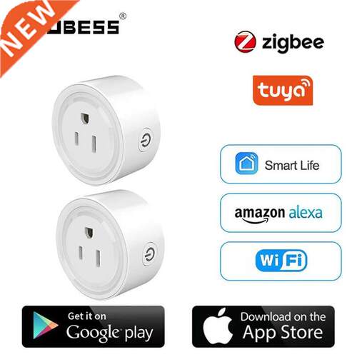 Wireless Zigbee Smart Plug US 10A Adaptor Remote Voice