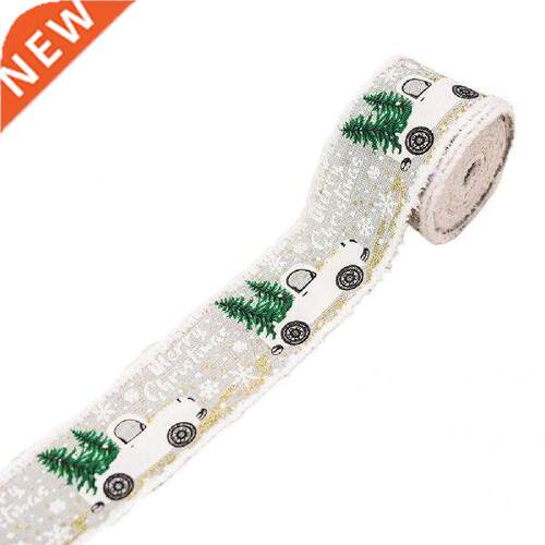 Durable Grosgrain Ribbons Snowman Pattern Minimalist