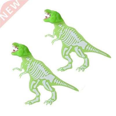 Bookmark 2 PCS Luminous Dinosaur Book Markers 3D Cartoon Ani