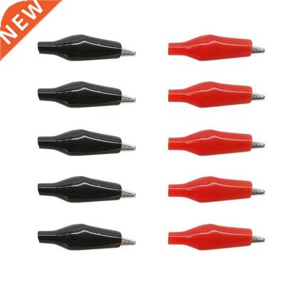 5Pair 27/5/44MM Metal Alligator Clips With insulating sleev
