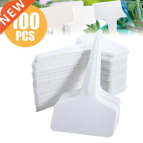 100Pcs/Lot Plant Tags T-type Nursery Plastic Plant Label