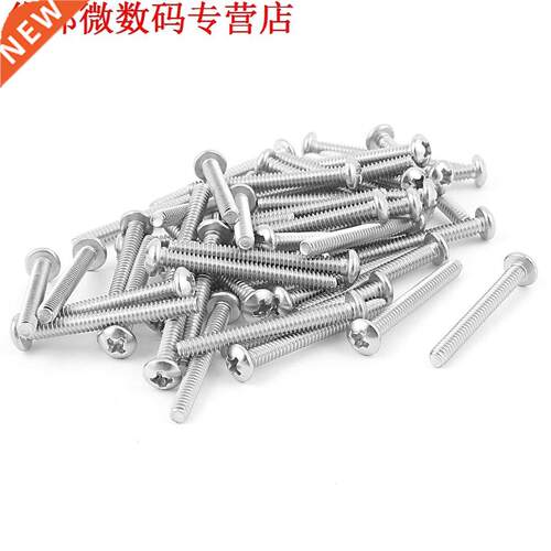 50 Stks #6-2x1 1/4 Inch Cross Truss Hoofd Bouten Machine Sc