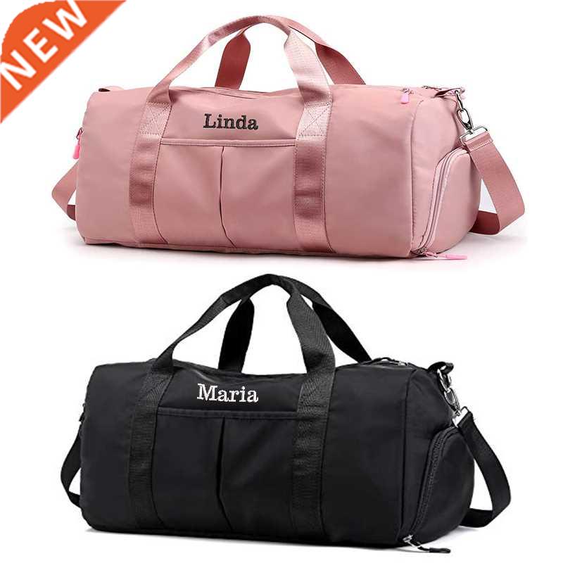 Personalized Duffel Bag Embroidered Sports Gym Bag Travel wi图片