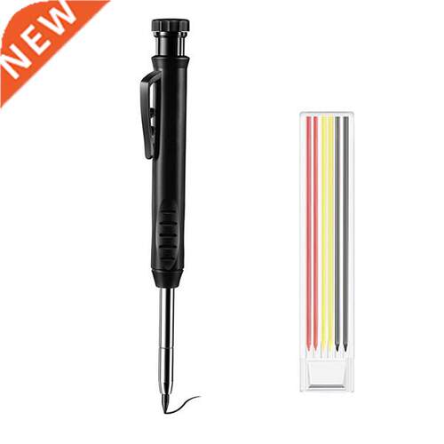 Solid Carpenter Pencil With Sharpener Deep Hole Mechanical