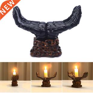 Vintage Palm Candle Holder Ornament Personalized Resin