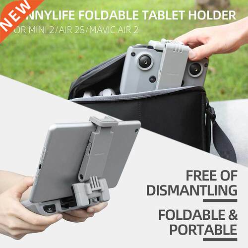 Foldable Expansion Bracket Tablet Clip Holder Remote Control