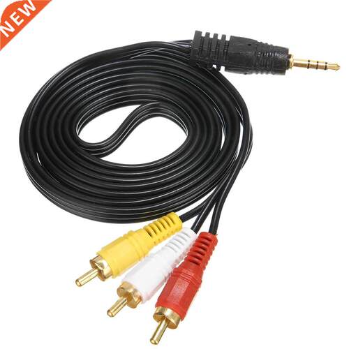 Onsale 1pc 150CM 3.5mm Jack Plug to 3 RCA Adapter Cable Male