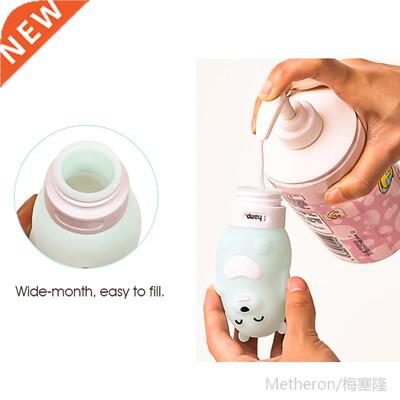 Travel Silicone Bottle Shampoo Shower Gel Lotion Sub-bottlin