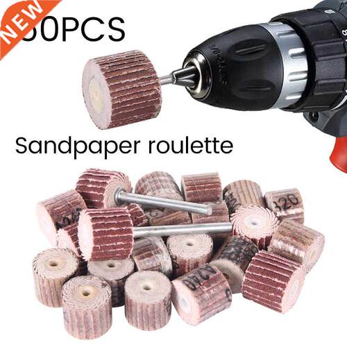 50Pcs 80# 120# 240# 320# 600# Grit Sanding Flap Disc Grindin