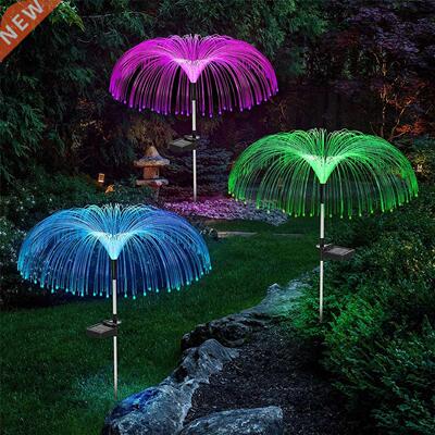 Solar garden lights, fier optic lights, jellyfish lights, l