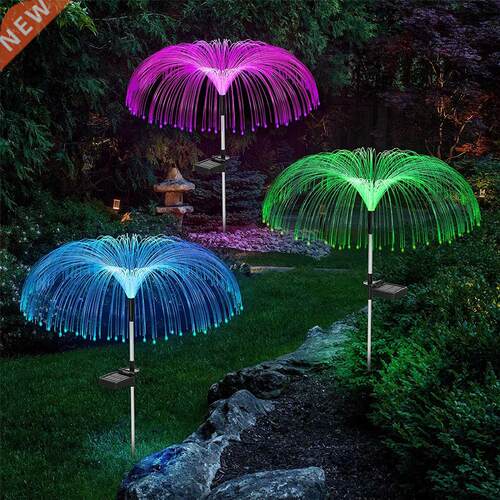 Solar garden lights, fier optic lights, jellyfish lights, l